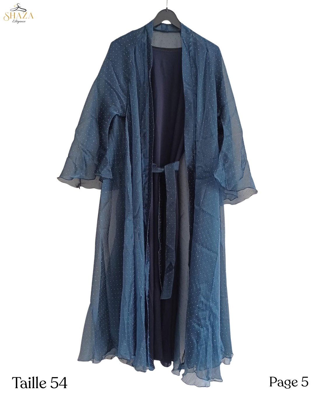 Ensemble Bleu et argenté